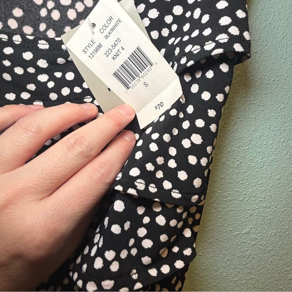 Danny & Nicole Polka Dot Sleeveless Midi Dress | Size Small | NWT - Picture 9 of 10